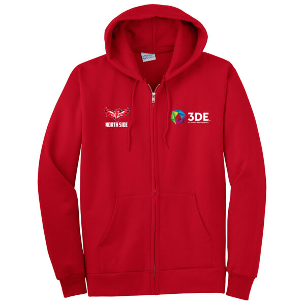 PC90ZH - EMB - J248E002 Left Chest / N205E024 Right Chest - North Side Heavyweight Full Zip Hoodie Thumbnail