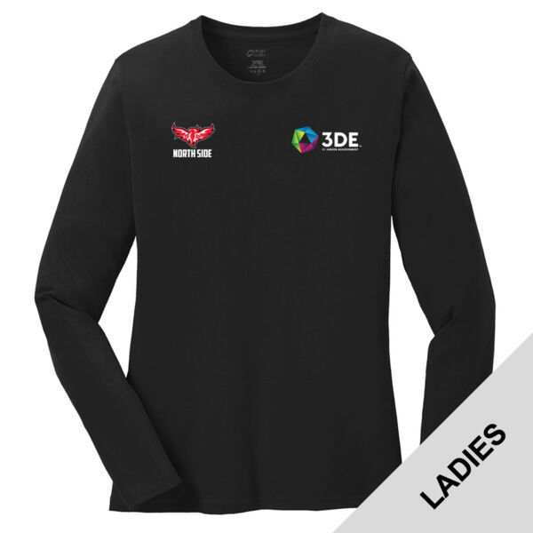 LPC54LS - EMB - J248E002 Left Chest / N205E024 Right Chest - North Side Ladies Long Sleeve T-Shirt Thumbnail