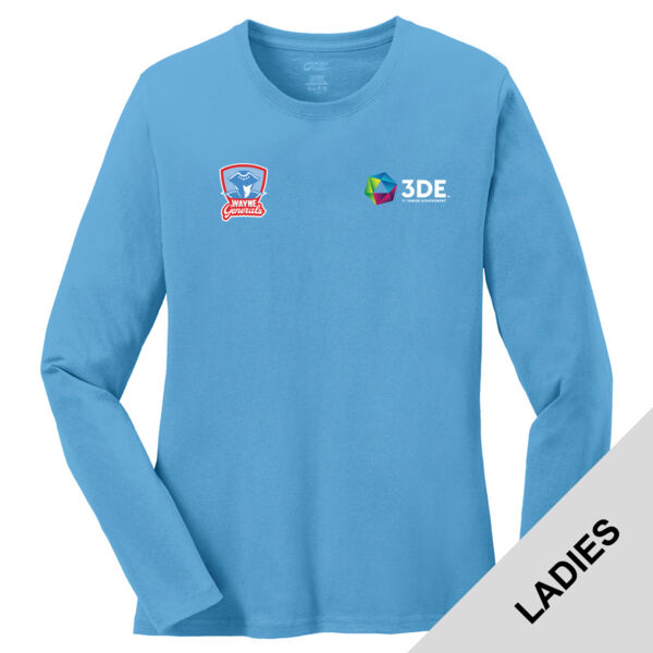 LPC54LS - EMB - J248E002 Left Chest / W221E004 Right Chest - Wayne Ladies Long Sleeve T-Shirt Thumbnail